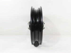 2014 Harley FXDF Dyna Fat Bob Front Wheel Rim 16x3 Black Straight 43300254