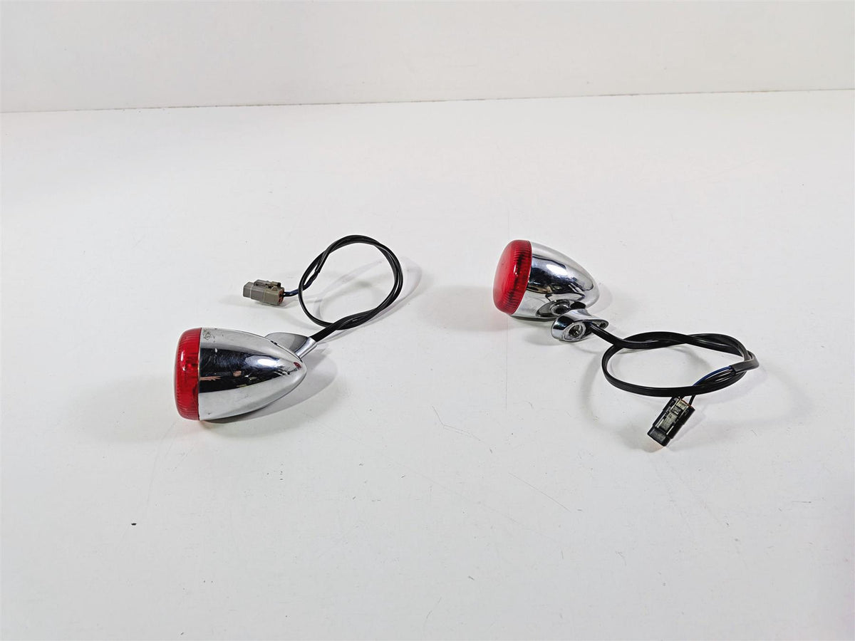 2014 Harley FXSB Softail Breakout Rear Blinker Turn Signal Set 67800223-Mototech271