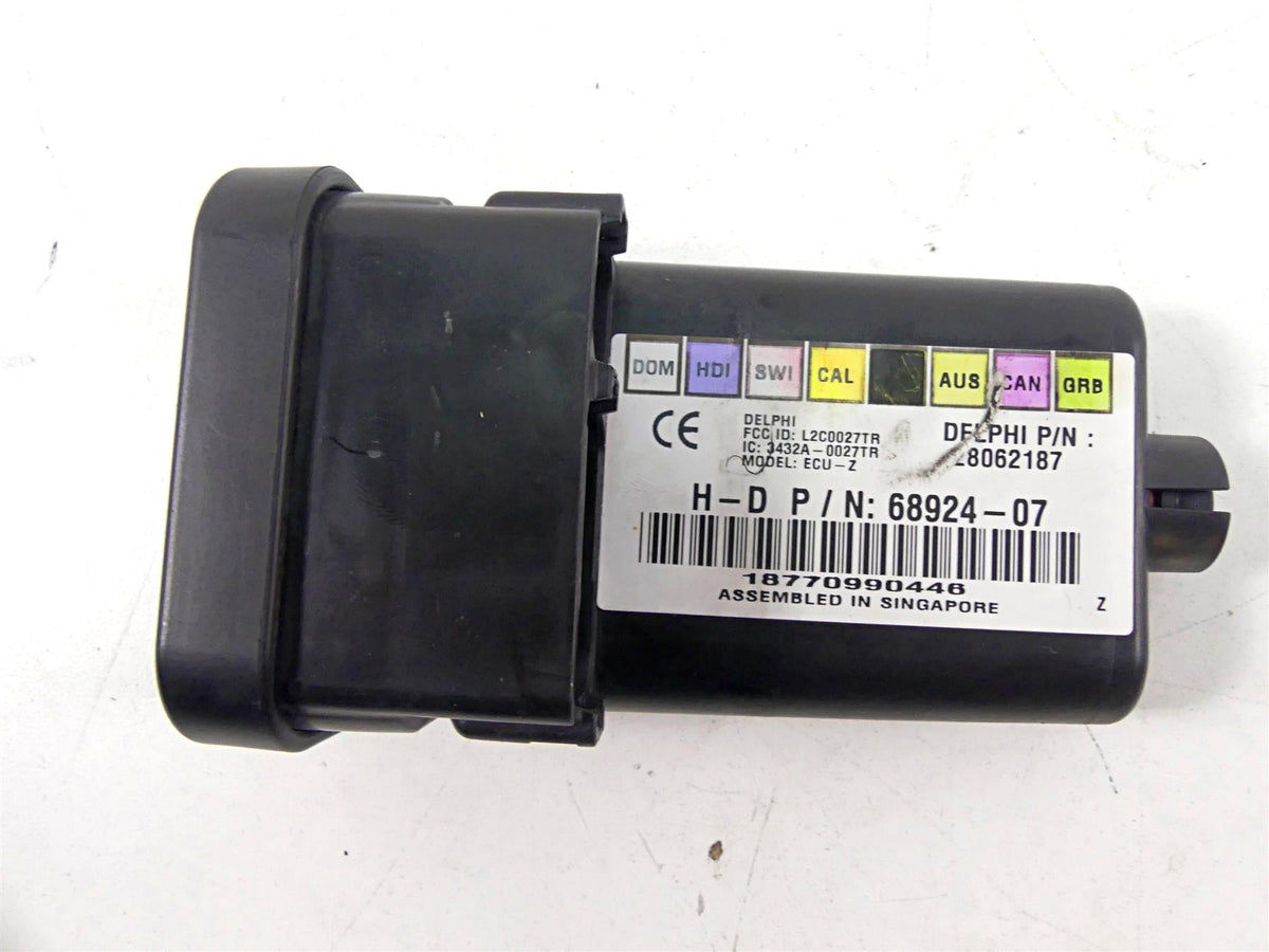 2007 Harley Touring FLHRSE CVO Road King Tssm Module Fob & Antenna 68924-07 {{ shop.shopifyCountryName }} - Mototech271
