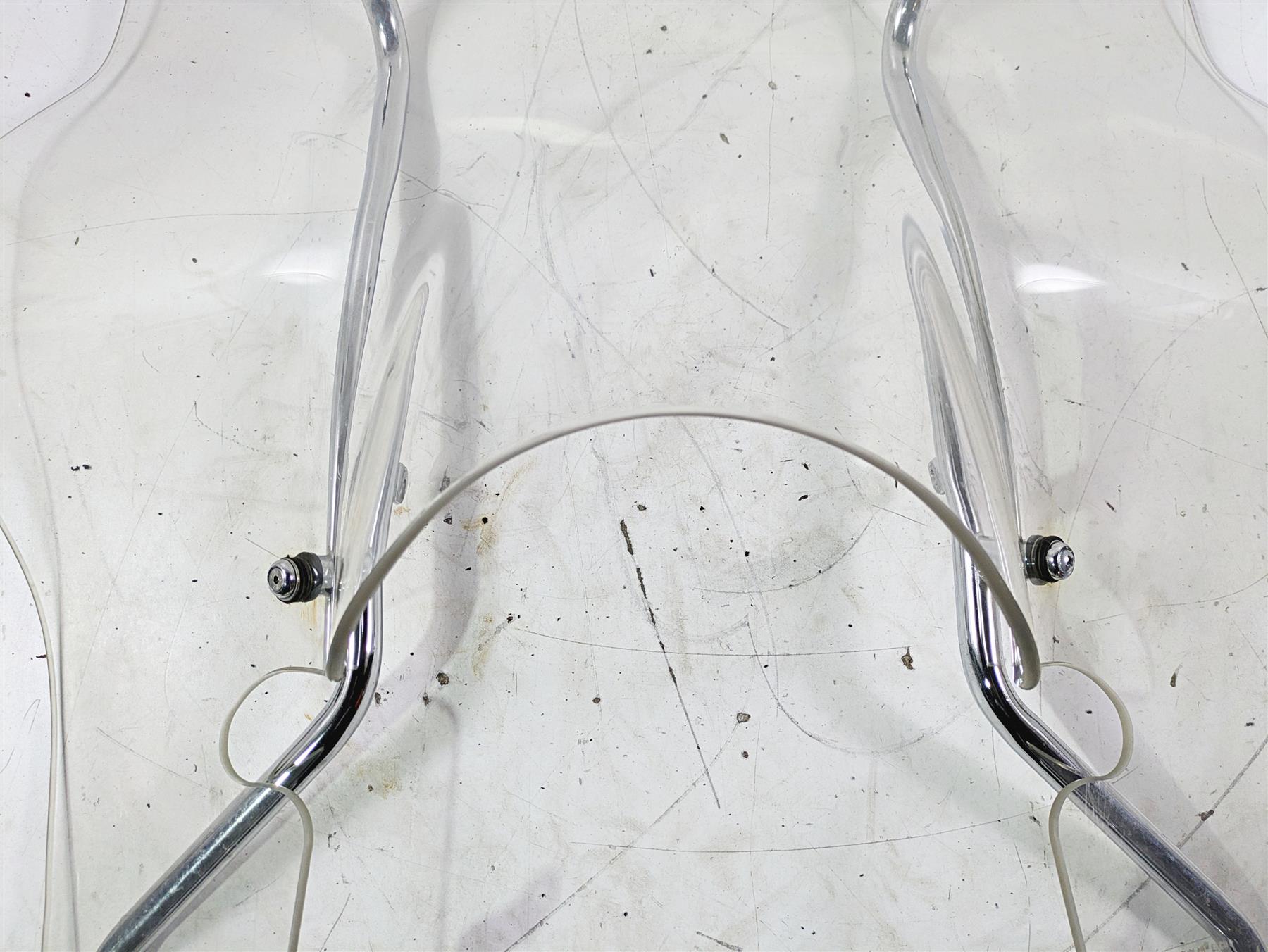 1998 Moto Guzzi California 1100 EV Big Wind Shield Screen & Mounts GU03575100 {{ shop.shopifyCountryName }} - Mototech271