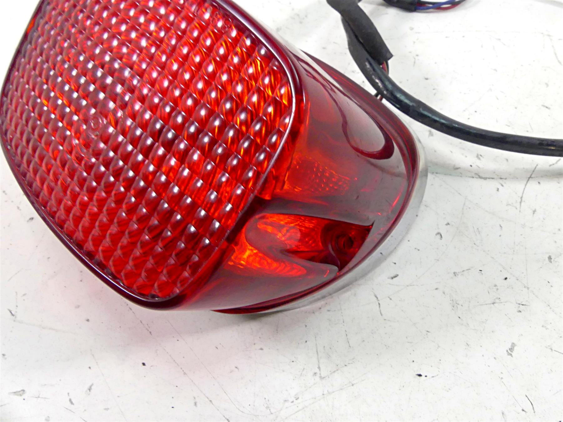 1997 Harley Sportster XL1200 C Taillight Tail Light & Wiring 68048-93B {{ shop.shopifyCountryName }} - Mototech271
