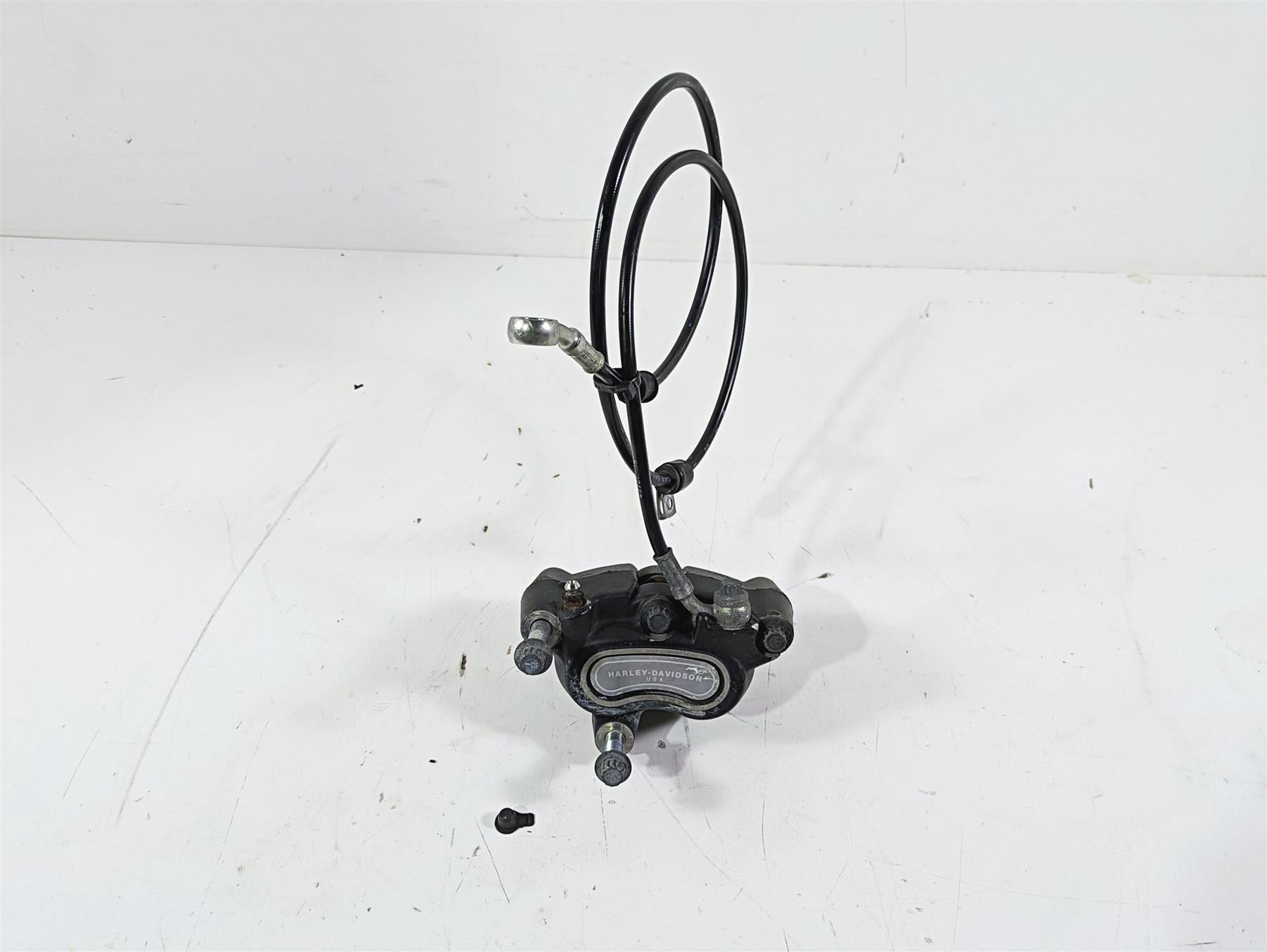 2012 Harley FLD Dyna Switchback Front Brake Caliper & Line 41300001