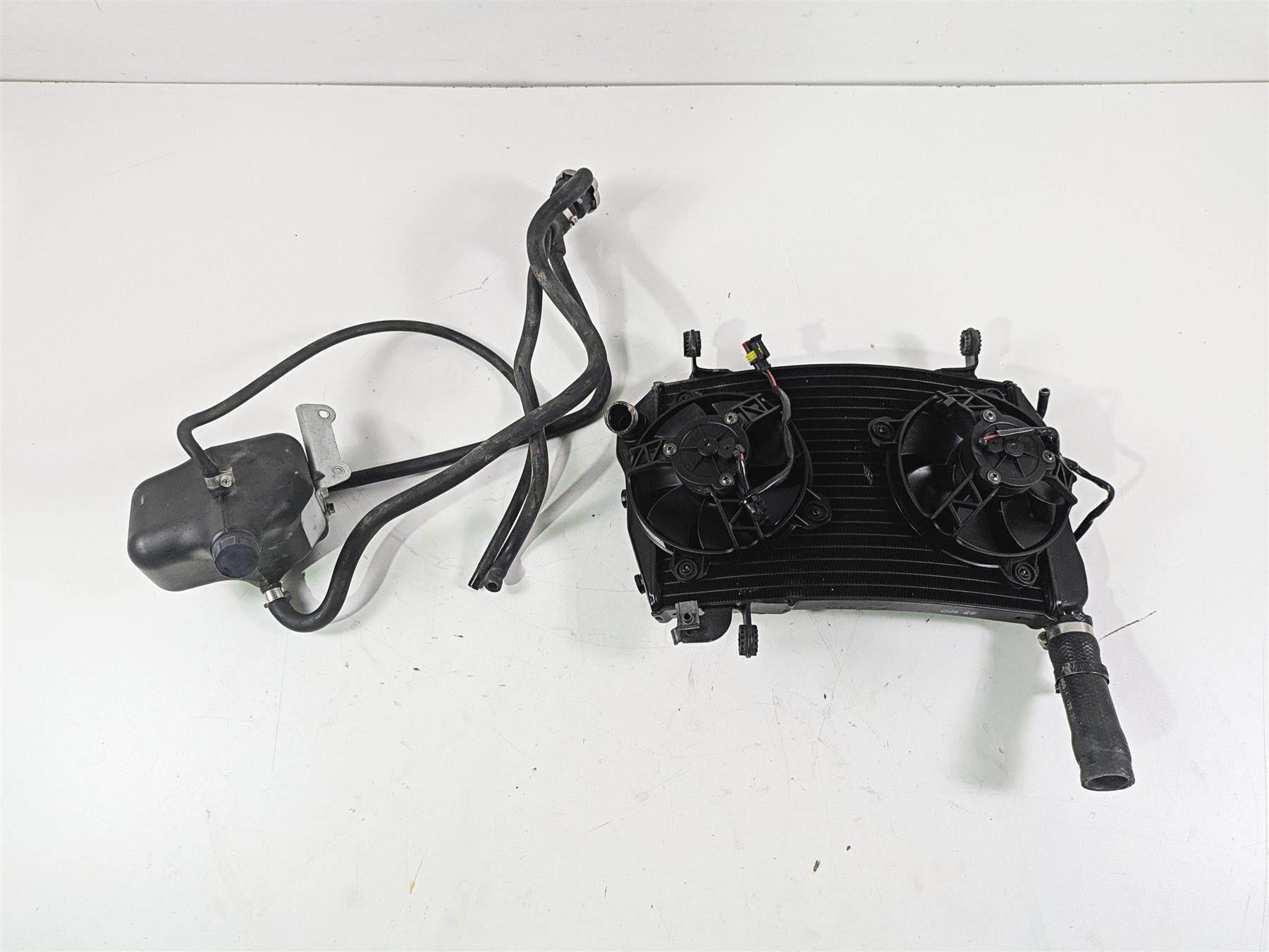 2012 Ducati Streetfighter 848 Upper Radiator Fans Reservoir Hoses 54840831A