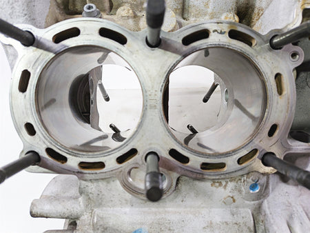 2014 Aprilia RSV4 RR Factory Engine Crankcase Crank Case Jug Set 2A000674 {{ shop.shopifyCountryName }} - Mototech271