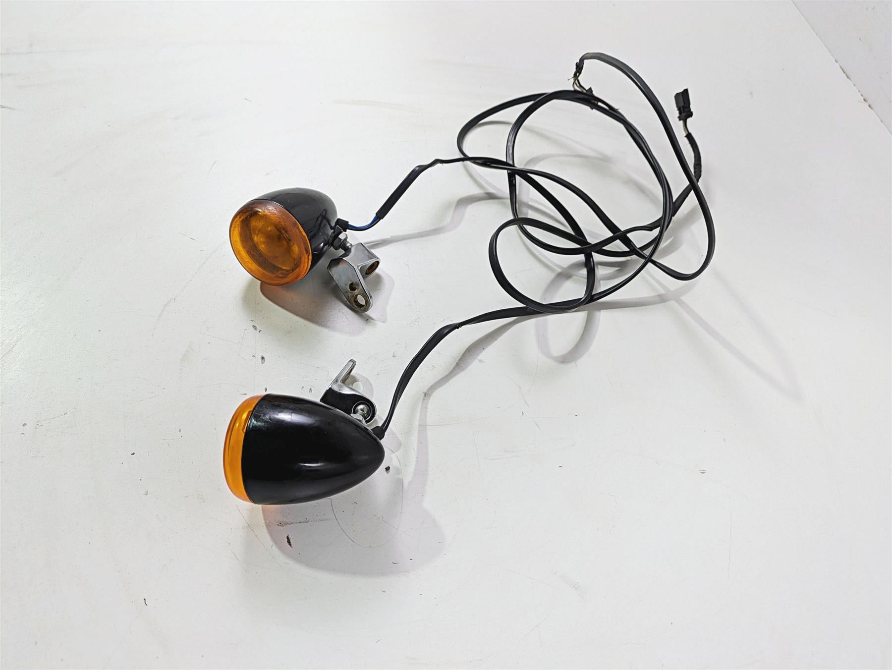 2014 Harley FLS Softail Slim Front Blinker Turn Signal Set - Read 67800178 {{ shop.shopifyCountryName }} - Mototech271