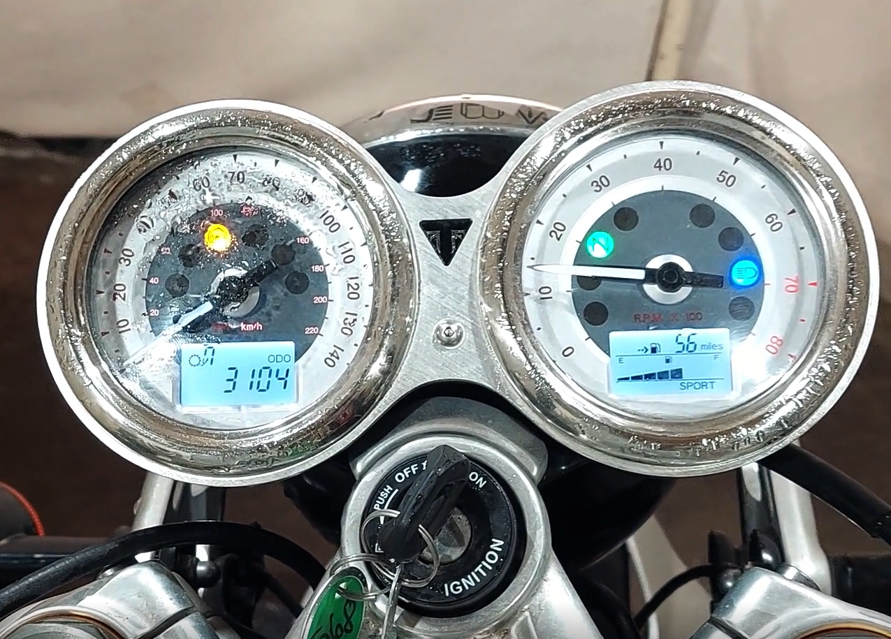2017 Triumph Thruxton 1200R Speedometer Gauges Instrument 3K Read