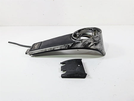 1990 Harley Touring FLHTC Electra Glide Tank Cover Custom Skull Paint 61282-03 {{ shop.shopifyCountryName }} - Mototech271