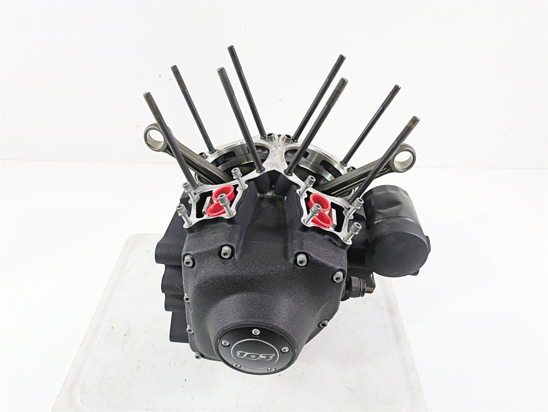 2014 Harley FXDF Dyna Fat Bob Engine Bottom End Crank Case Shaft 24621-06B