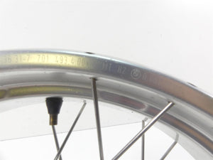 2008 BMW R1200GS K25 Rear 4x17 Silver Spoke Wheel Rim  36317710858 36317701493