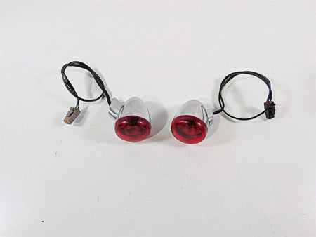 2014 Harley FXSB Softail Breakout Rear Blinker Turn Signal Set 67800223-Mototech271