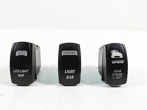 2018 Yamaha YXZ1000R EPS SS Led Light Bar & Rear Strobe Light Switch Set