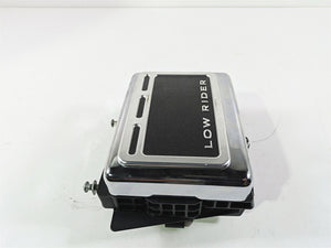 2014 Harley FXDL Dyna Low Rider Battery Tray & Chrome Cover 61300151 70379-06B