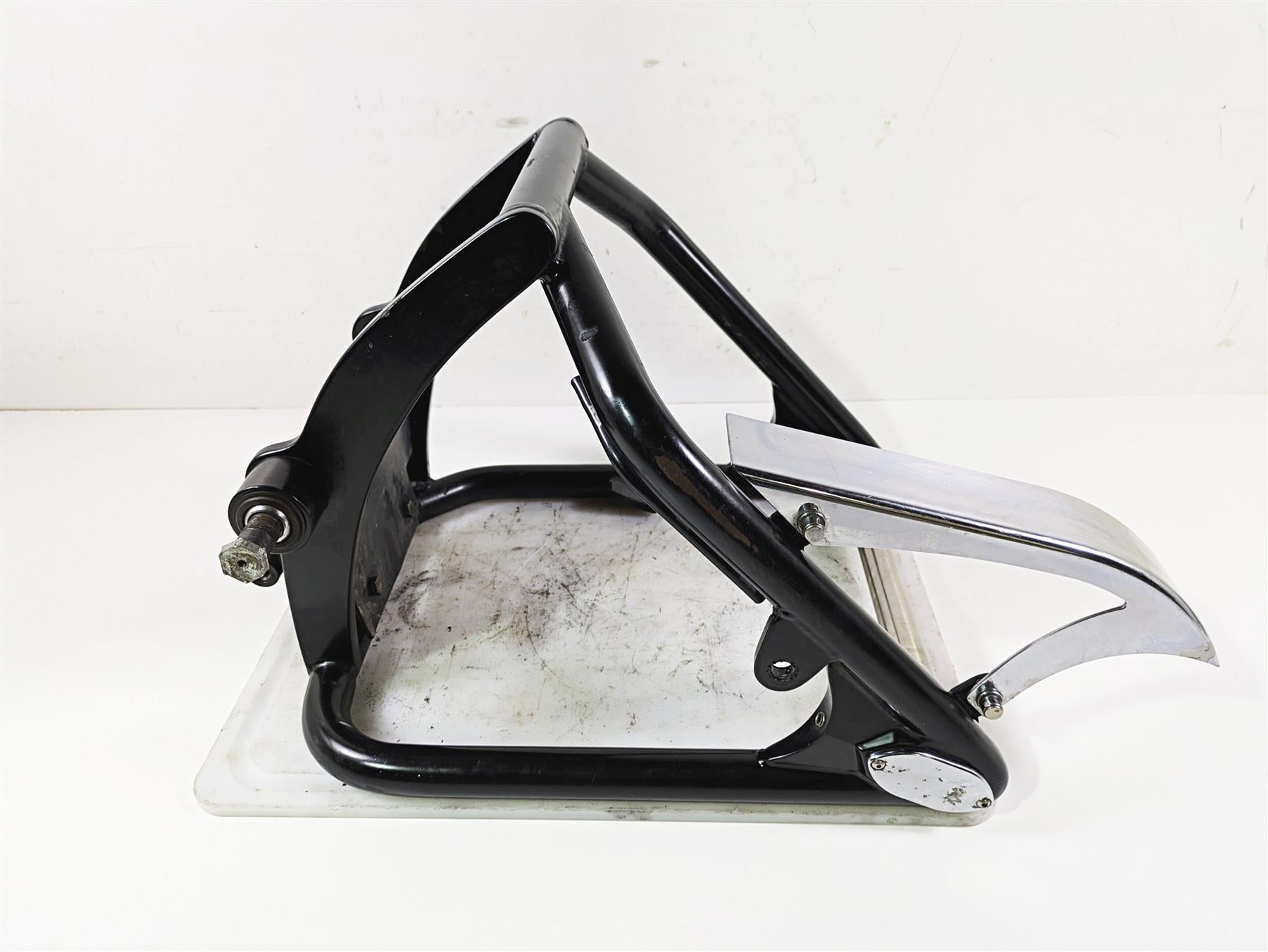 2004 Big Dog Chopper Fat Tire 250 Rear Swing Arm Swingarm & Axle Spindle