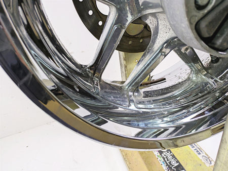 2013 Harley VRSCF Muscle Rod 18x8 Straight Chrome Rear Wheel Rim 40900079 {{ shop.shopifyCountryName }} - Mototech271