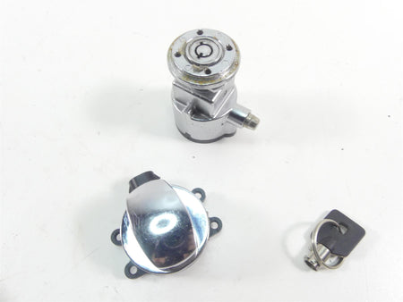 2014 Harley FXDF Dyna Fat Bob Ignition Switch Steering Lock Key Set 71430-12 {{ shop.shopifyCountryName }} - Mototech271