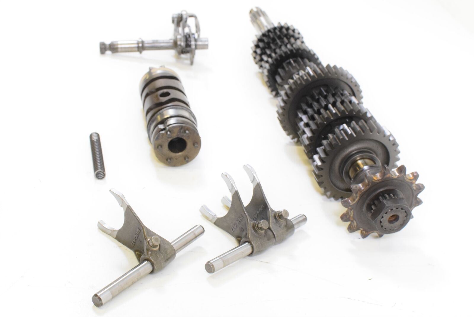 2007 Ducati Monster S4R Complete Transmission Shift Shaft Gears Set 15020871A {{ shop.shopifyCountryName }} - Mototech271