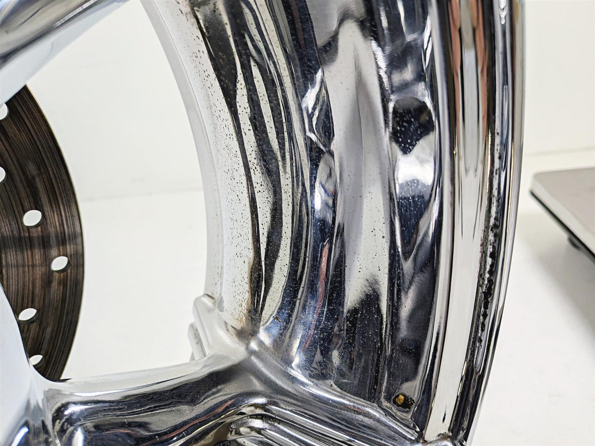 2015 Harley Touring FLTRUSE CVO Road Glide Rear Chrome Slicer Wheel Rim 16x5 40900332-Mototech271
