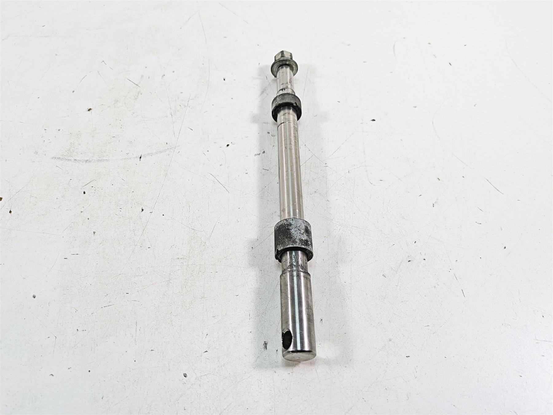2006 Harley FLSTI Softail Heritage Front Axle Wheel Spindle 3/4" 41584-86A {{ shop.shopifyCountryName }} - Mototech271