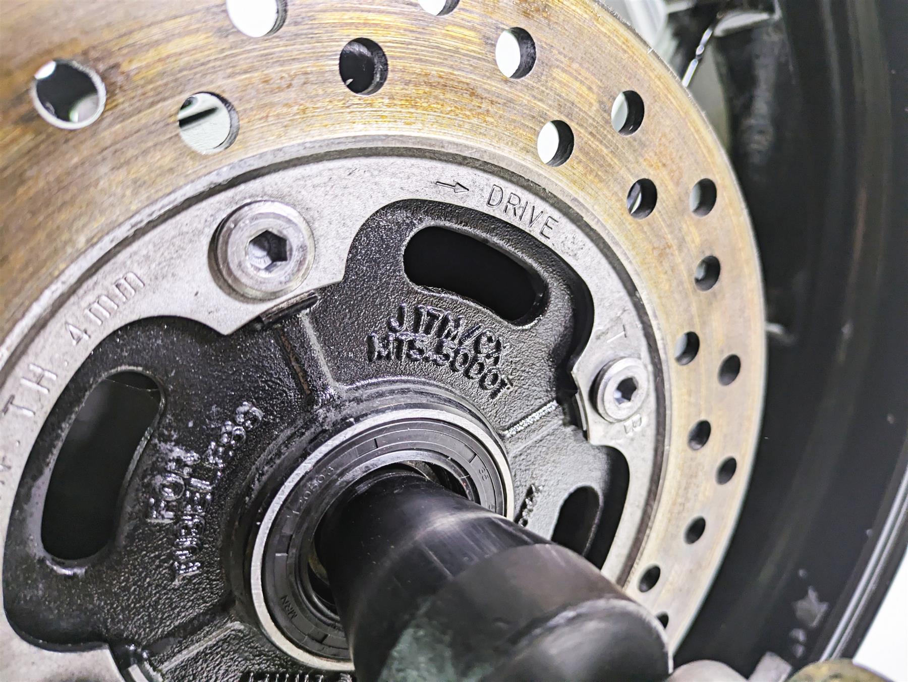 2017 Honda CBR600RR Rear Wheel Rim 17x5.5 - Dent 42650-MJC-A01ZC ...