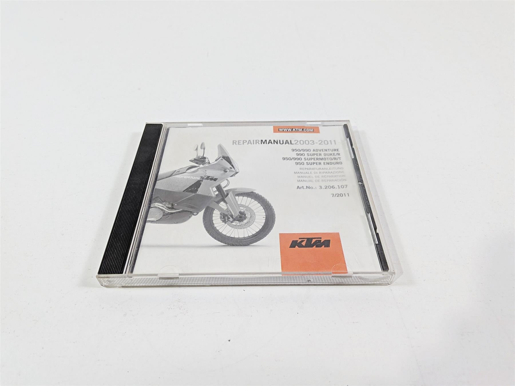 2005 KTM 950 LC8 Adventure Service & Owners Manual CD-Rom 3206107 {{ shop.shopifyCountryName }} - Mototech271
