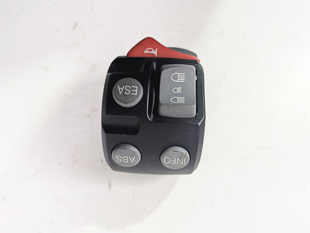 2010 BMW R1200GS K25 Left Hand Control Switch ABS ESA 61317704625 {{ shop.shopifyCountryName }} - Mototech271