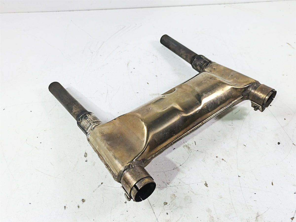 1998 Moto Guzzi California 1100 EV Exhaust Center Header Chamber GU03123900 {{ shop.shopifyCountryName }} - Mototech271