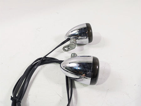 2009 Harley FXDC Dyna Super Glide Smoked Led Front Turn Signal Set 68972-00 {{ shop.shopifyCountryName }} - Mototech271