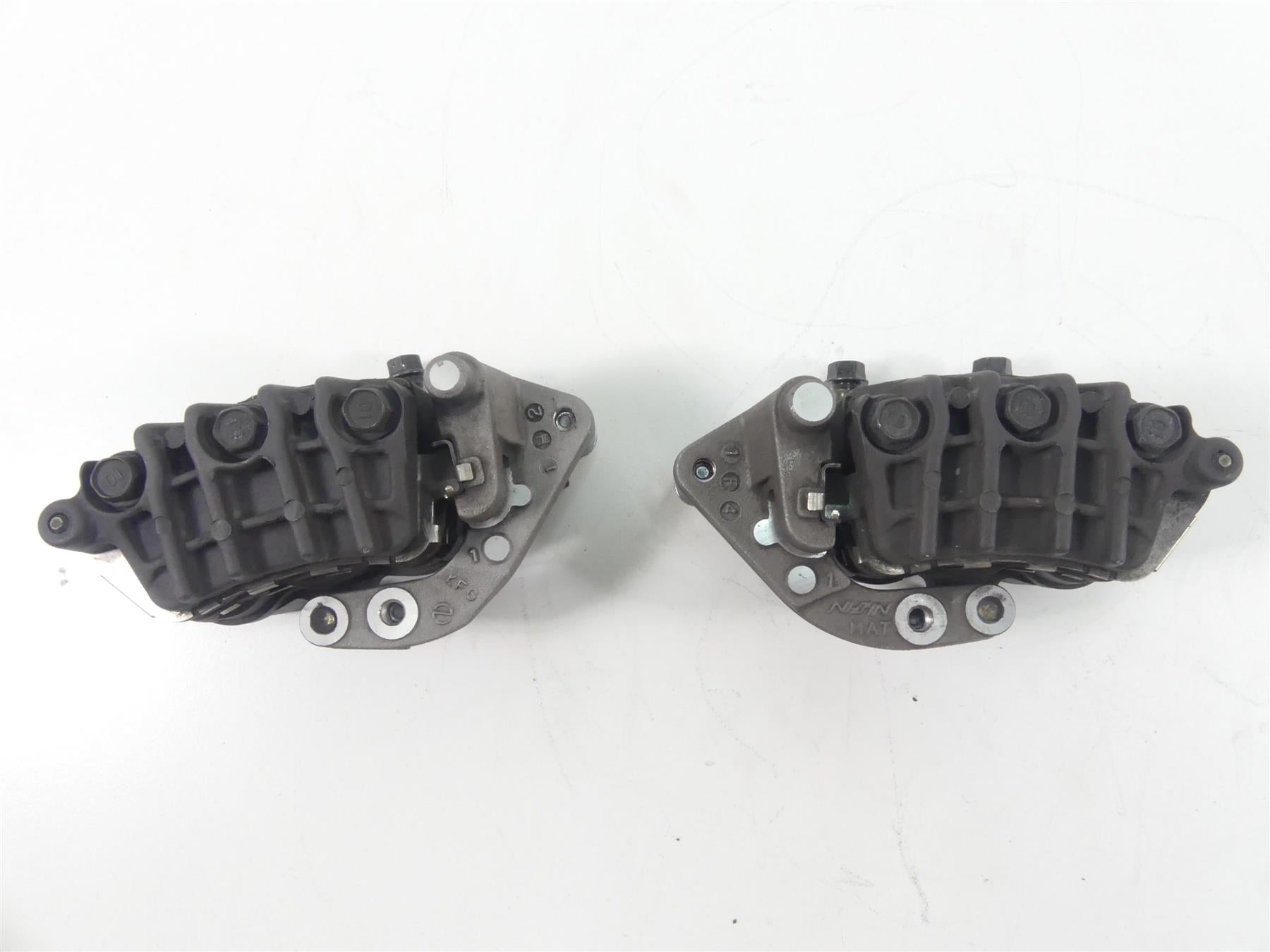 2002 Honda VTX1800 C Front Nissin Brake Calipers L 45150-MCH-006 R 45250-MCH-006 {{ shop.shopifyCountryName }} - Mototech271