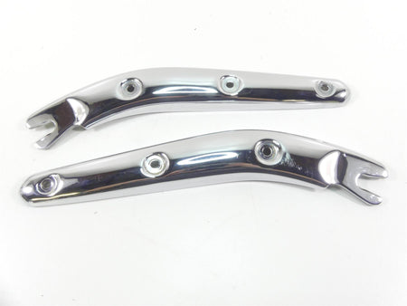 2002 Triumph Bonneville America Rear Fender Chrome Struts Braces Set T2305620 {{ shop.shopifyCountryName }} - Mototech271