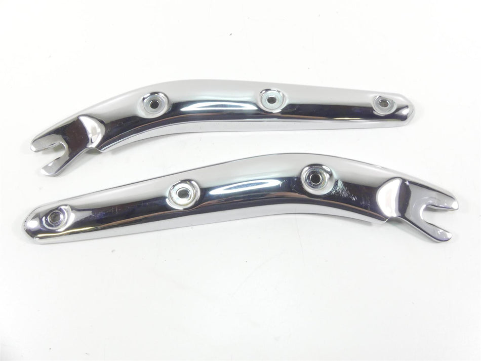 2002 Triumph Bonneville America Rear Fender Chrome Struts Braces Set T2305620 {{ shop.shopifyCountryName }} - Mototech271