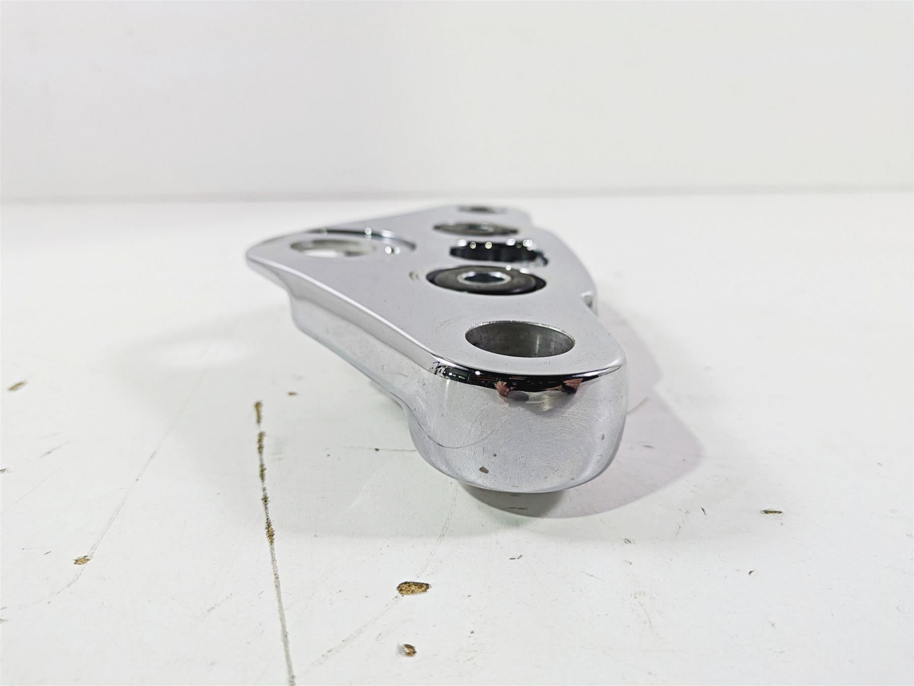 2009 Harley FXCWC Softail Rocker Upper Triple Tree Steering Clamp 49mm 46637-08 {{ shop.shopifyCountryName }} - Mototech271