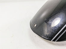 Load image into Gallery viewer, 2007 Harley Sportster XL1200 C Front Fender Vivid Black Silver Stripe 58998-83 | Mototech271
