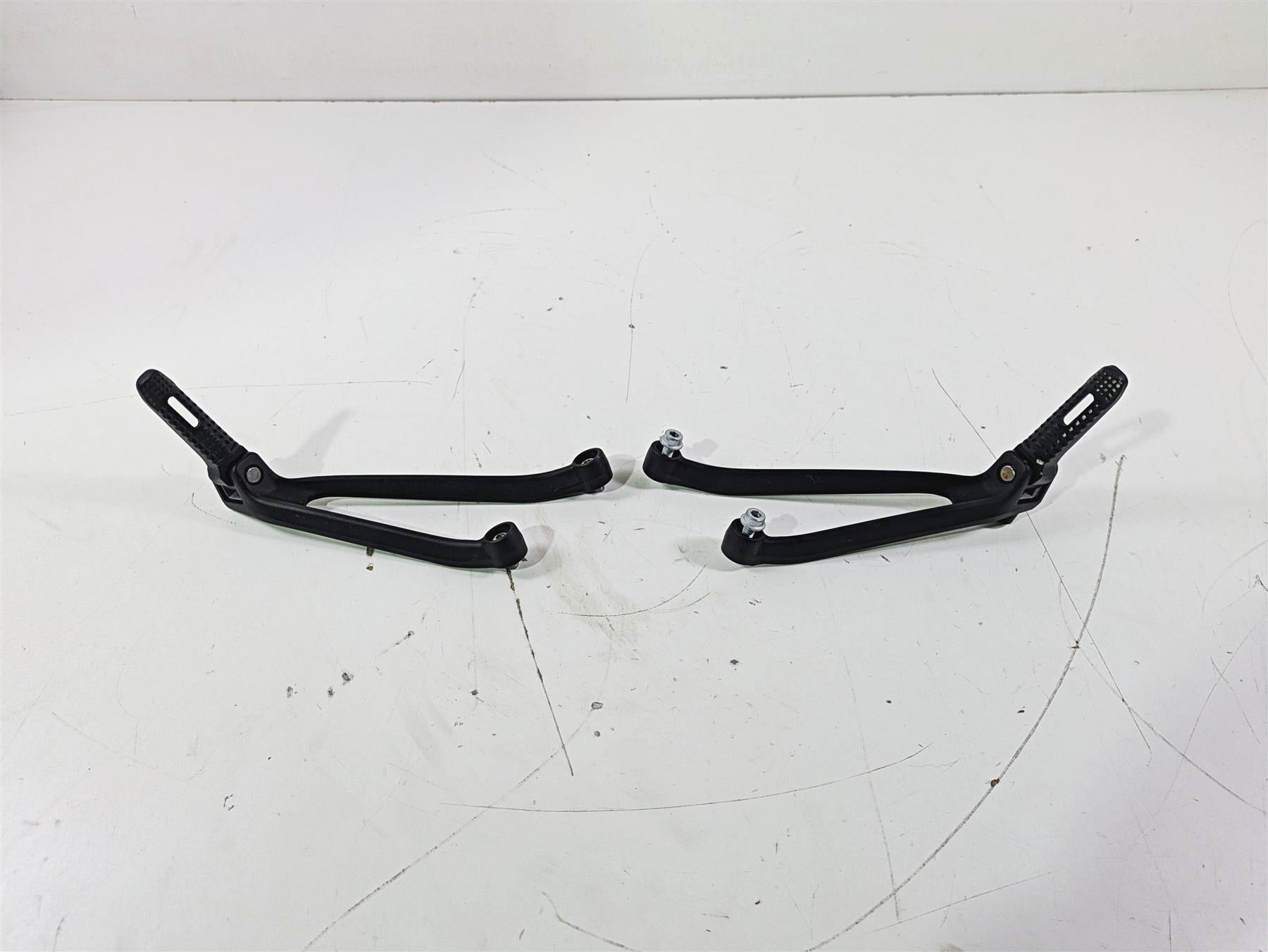 2017 BMW S1000RR K46 Rear Passenger Foot Peg Set 46718521680 46718521681