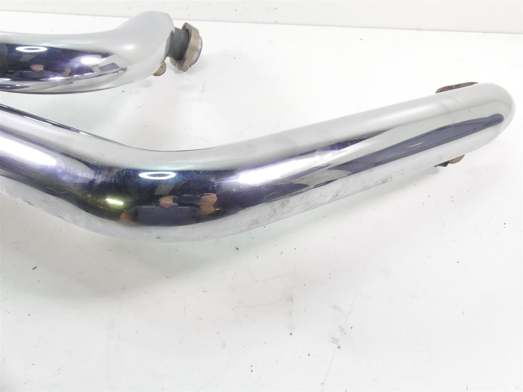 2002 Harley Softail FXSTDI Deuce Vance Hines Big Shots Staggered Exhaust 47339 {{ shop.shopifyCountryName }} - Mototech271