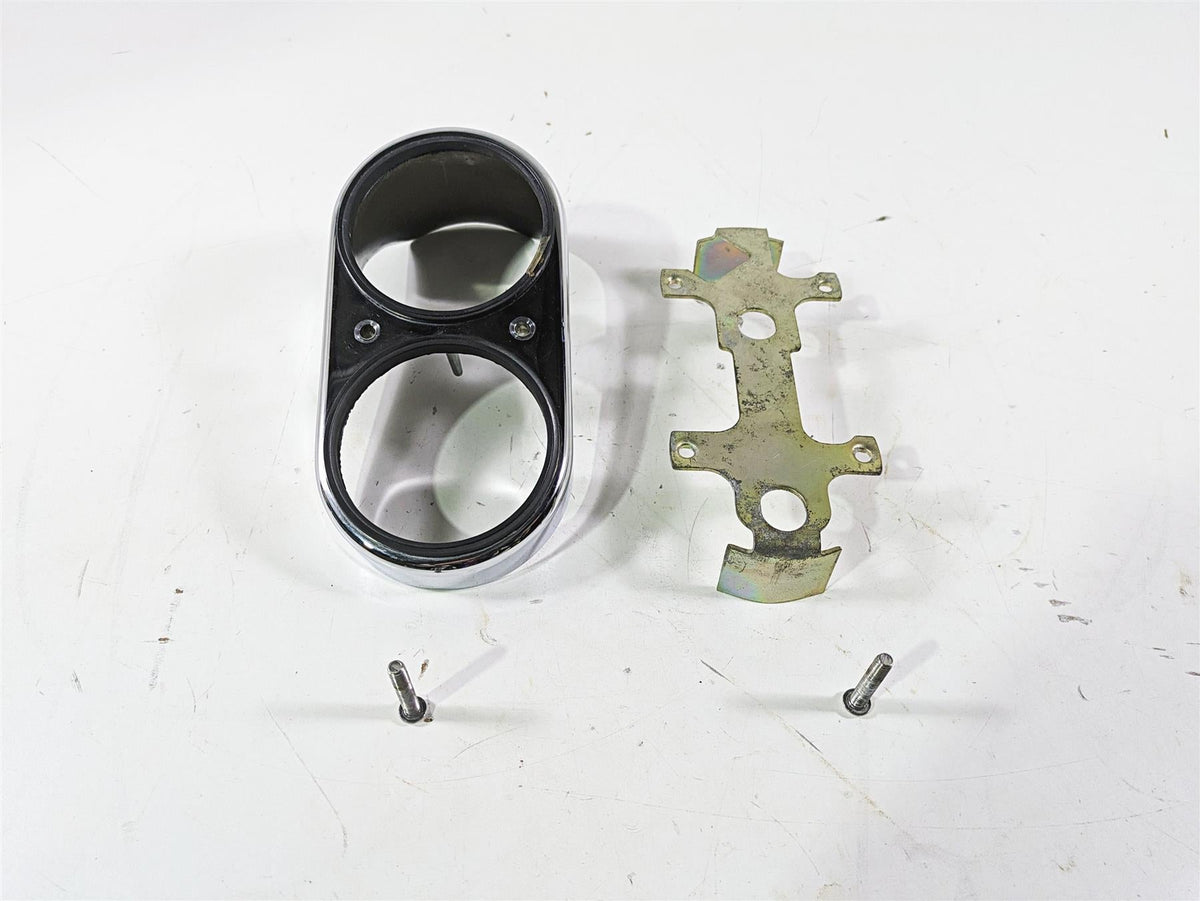2003 Harley Dyna FXDL Low Rider 100TH Chrome Gauge Speedo Tacho Housing 67185-95 {{ shop.shopifyCountryName }} - Mototech271