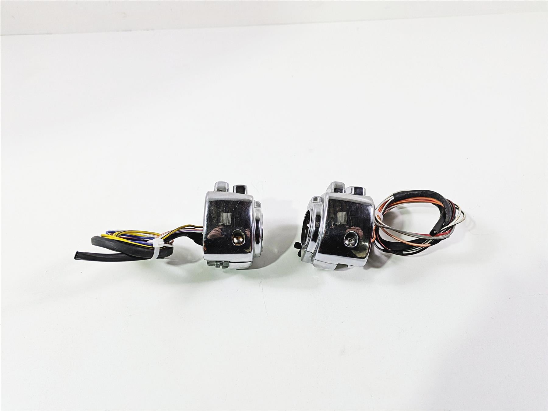 2004 Big Dog Chopper Chrome Harley Left Right Hand Light Kill STart Control Switch Set {{ shop.shopifyCountryName }} - Mototech271