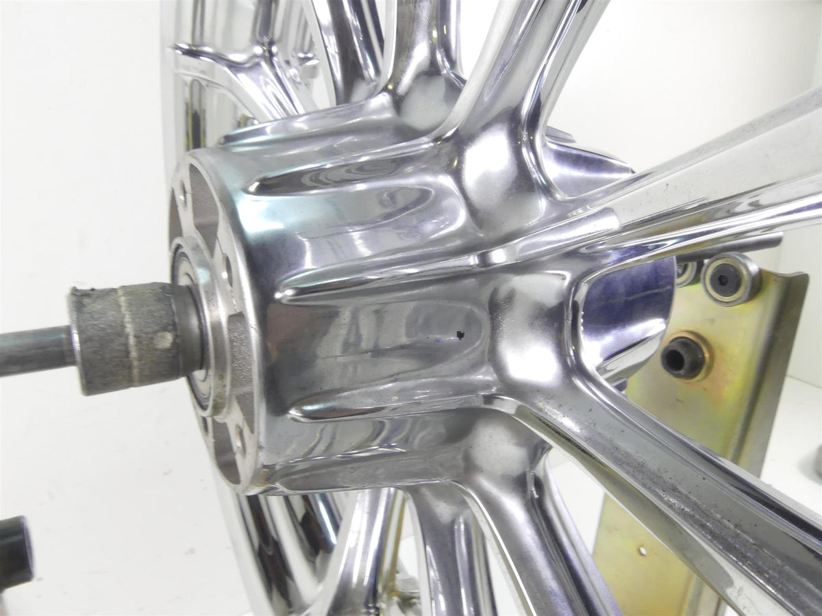 2009 Harley FLHTCU SE4 CVO E-Glide Straight Chrome 17x3 Front Wheel Rim 42171-09 {{ shop.shopifyCountryName }} - Mototech271