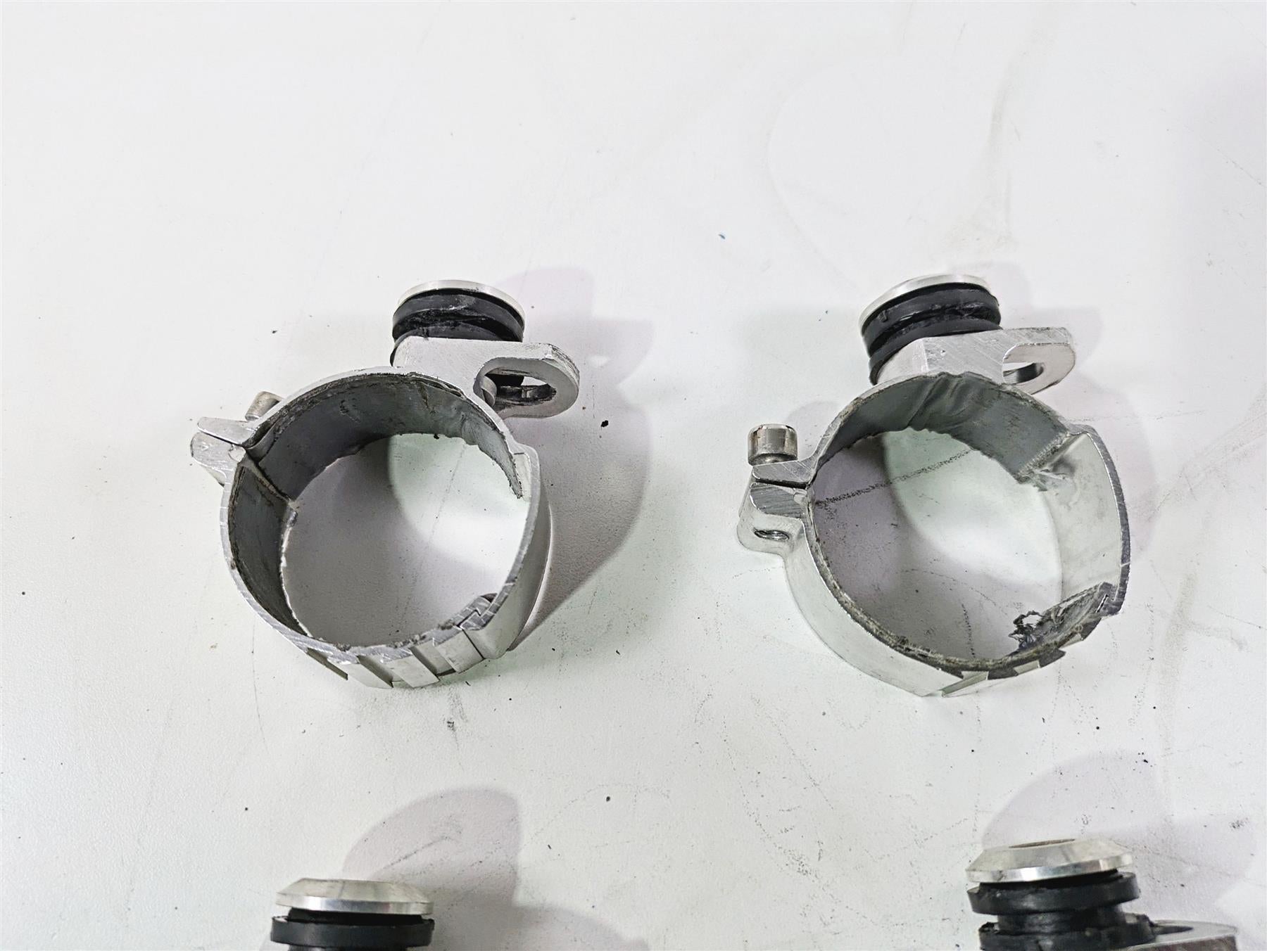 2017 Harley Dyna FXDB Street Bob Windshield Wind Shield Screen Clamps Mount Set {{ shop.shopifyCountryName }} - Mototech271