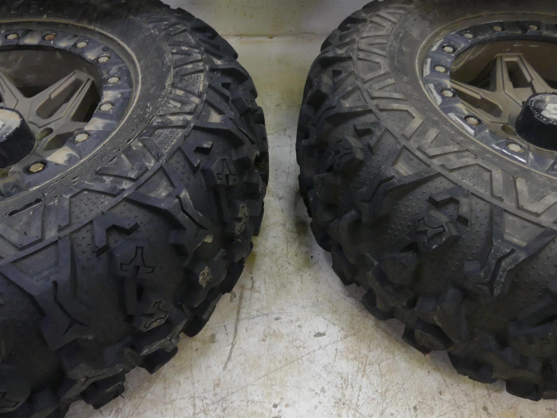 2016 Yamaha YXZ1000 R EPS SE Sedona Split 6 Beadlock Wheel Rim 14x7 4x115 Set {{ shop.shopifyCountryName }} - Mototech271