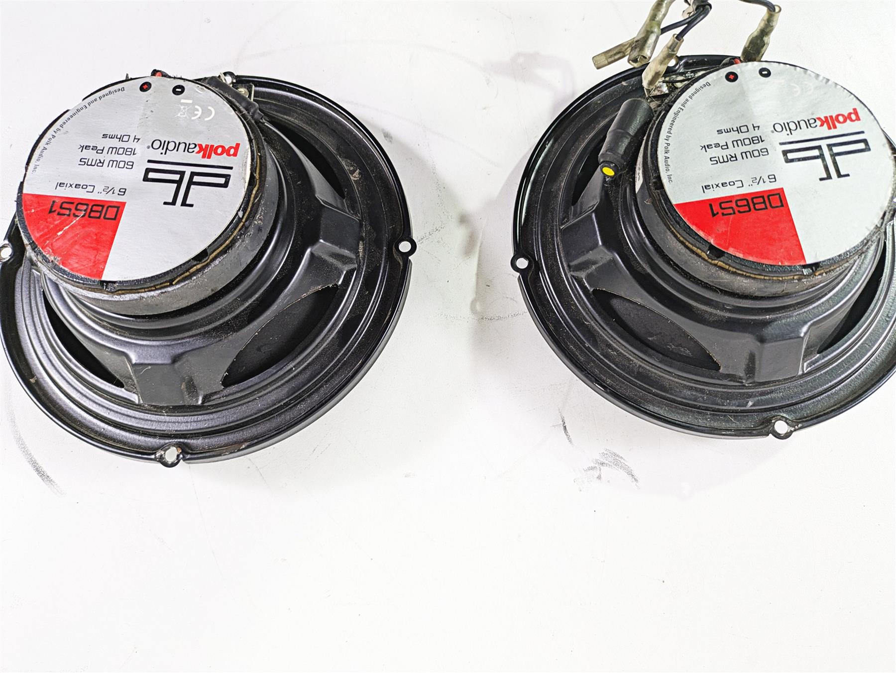 2010 Harley Touring FLHX Street Glide Polkaudio 60w 6.5 db651 Speaker Set {{ shop.shopifyCountryName }} - Mototech271