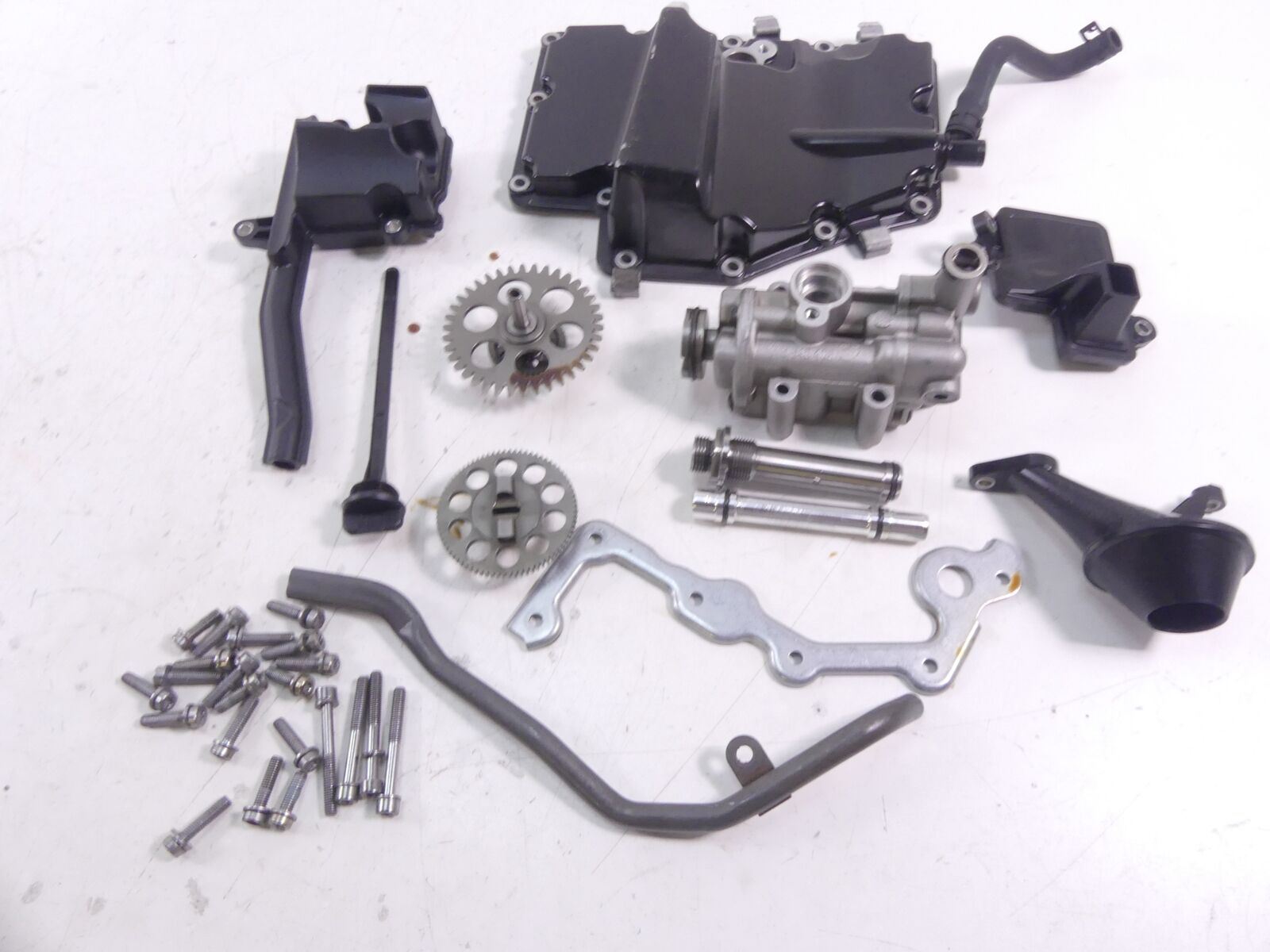 2018 BMW K1600 Bagger Oil Pump Hoses Intake Gears Screw Reservoir Set 1141854840 {{ shop.shopifyCountryName }} - Mototech271