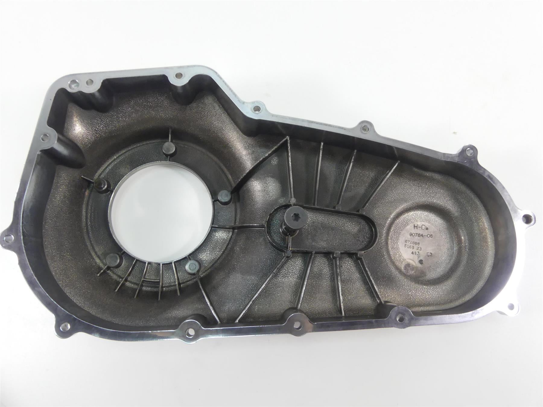 2009 Harley Dyna FXDF SE CVO Fat Bob Outer Primary Drive Clutch Cover 60784-06 {{ shop.shopifyCountryName }} - Mototech271