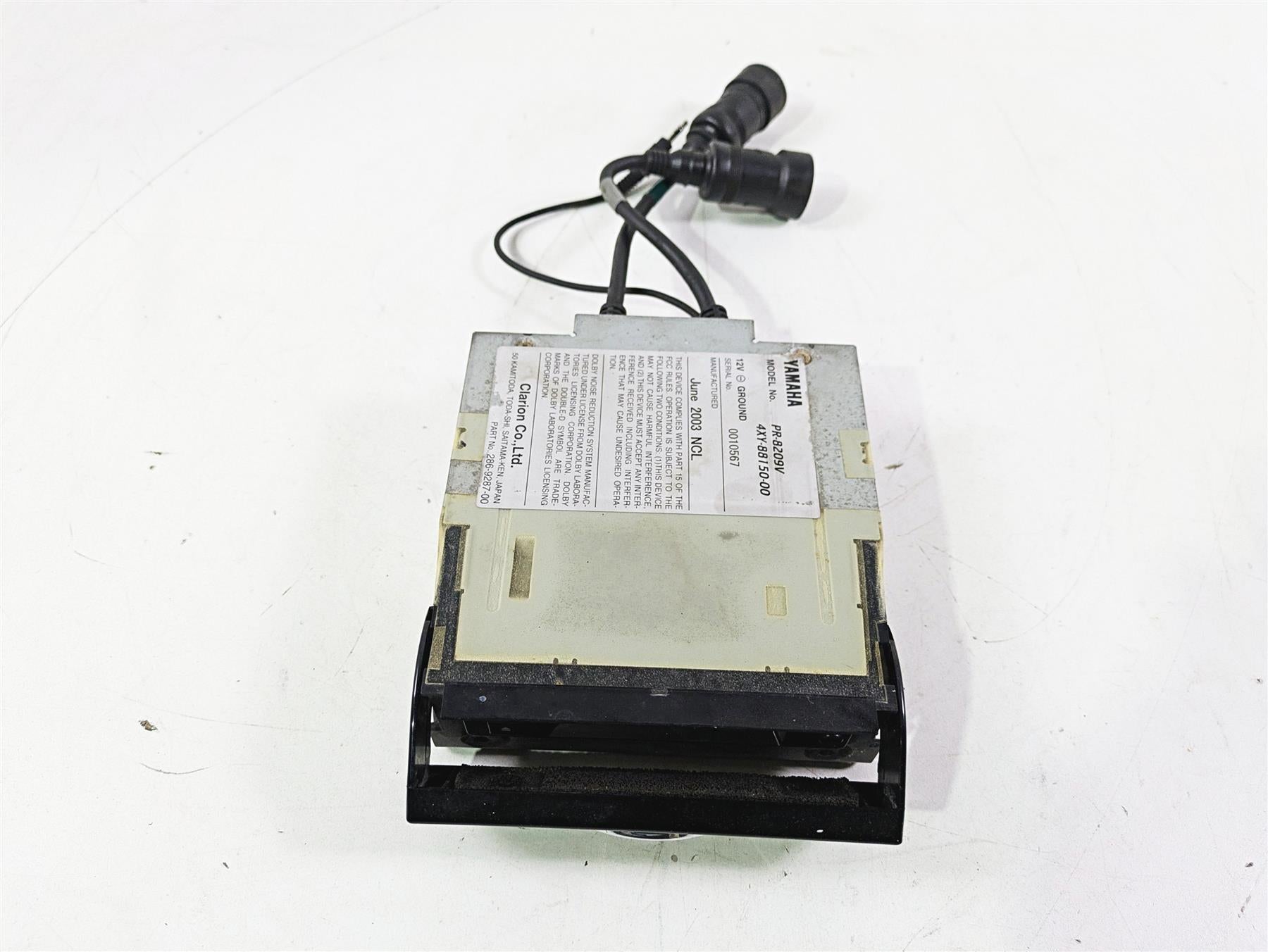 2004 Yamaha XVZ1300 Royal Star Cassette Deck Player Stereo PR-8209V 4XY-88150-00 {{ shop.shopifyCountryName }} - Mototech271