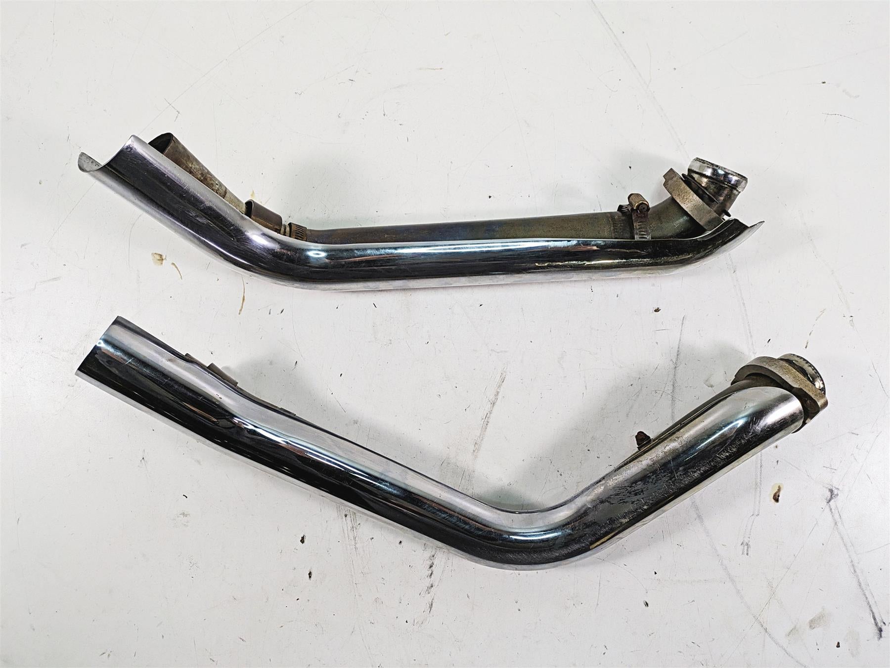 2006 Harley Softail FXSTSI Springer Exhaust Pipe Header Set 65401-00B 65603-00A {{ shop.shopifyCountryName }} - Mototech271