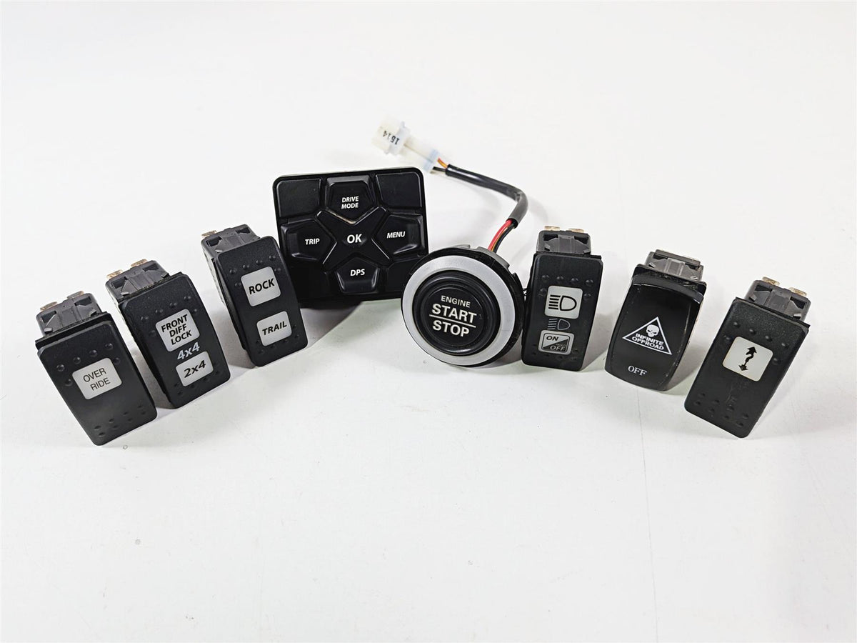 2022 Can Am Maverick X3 XRC Turbo RR 72" Start Stop Light Mode Switch Set 710006059-Mototech271