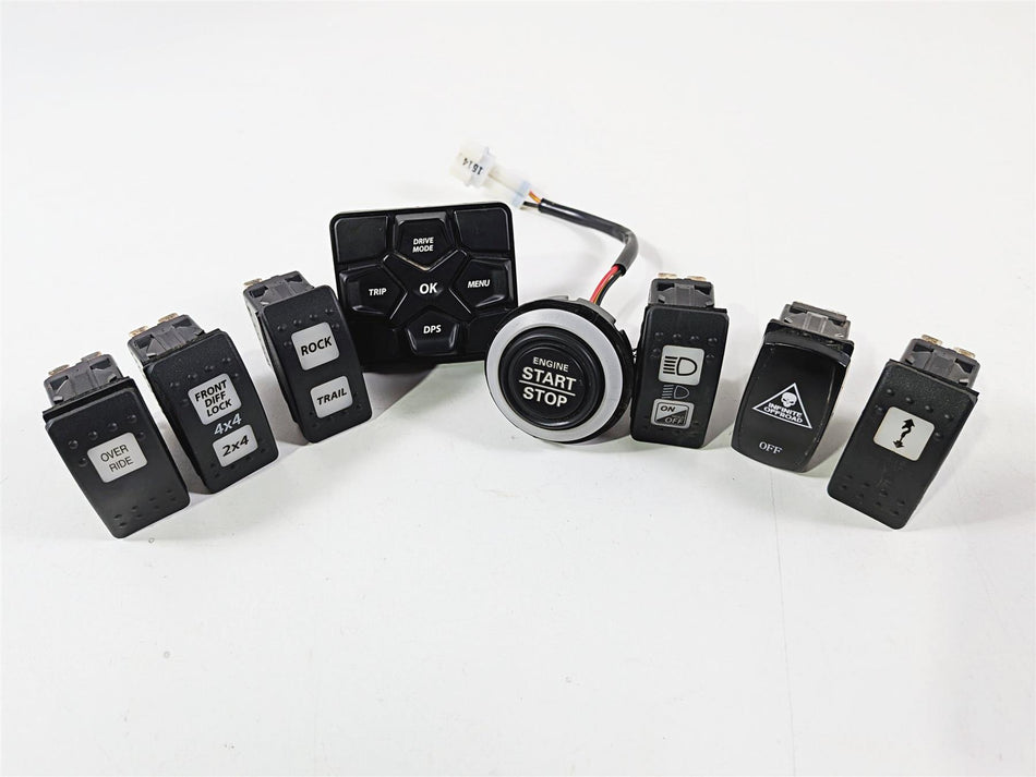 2022 Can Am Maverick X3 XRC Turbo RR 72" Start Stop Light Mode Switch Set 710006059-Mototech271