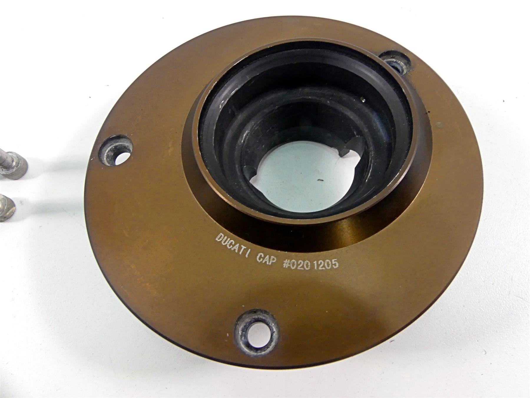 2008 Ducati 848 SBK Aftermarket Fuel Gas Petrol Tank Cap + Key 0201205 {{ shop.shopifyCountryName }} - Mototech271