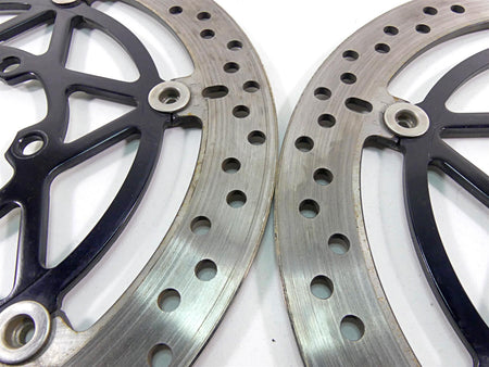 2022 Triumph Speed Triple 1200 RS Front Brake Disc Rotor Set 553miles T2022113 {{ shop.shopifyCountryName }} - Mototech271