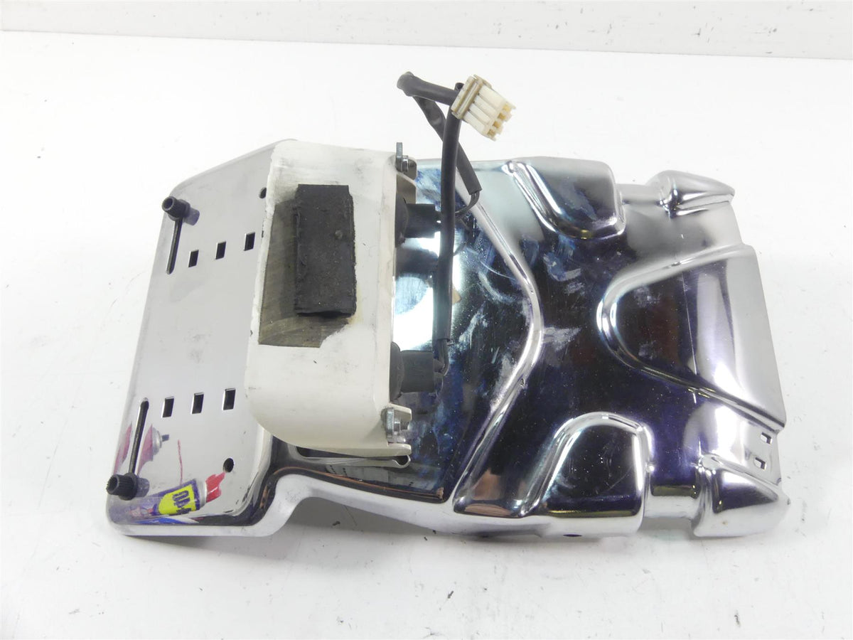 2004 Harley Softail FXSTD SE CVO Deuce Chrome License Late Holder Set 60130-04 {{ shop.shopifyCountryName }} - Mototech271