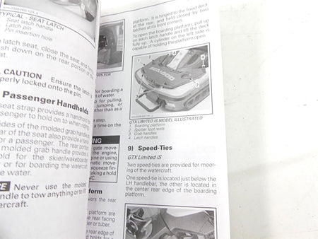 2011 Sea-Doo RXT-X 260 GTX Wake Pro Owners Manual Booklet 219000739 {{ shop.shopifyCountryName }} - Mototech271